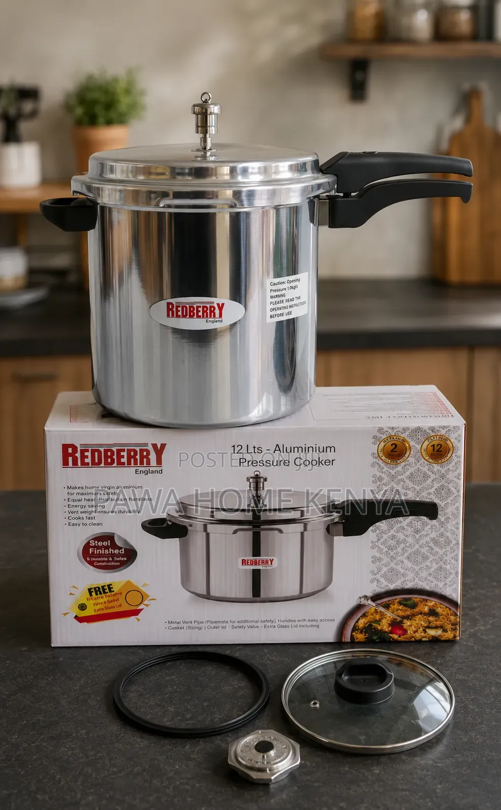 12l Redberry Pressure Cooker