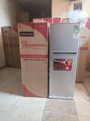 Ramtons , 2 Door Direct Cool Fridge, 128 Litres - Silver
