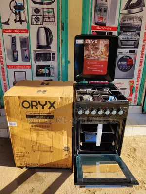 Mika Oryxstanding Cooker50cm X 60cm, 3 Gas + 1 Hot Plate Silver Body