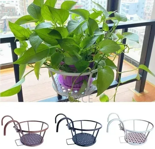 Rail Hanging Flower Pot- Pair