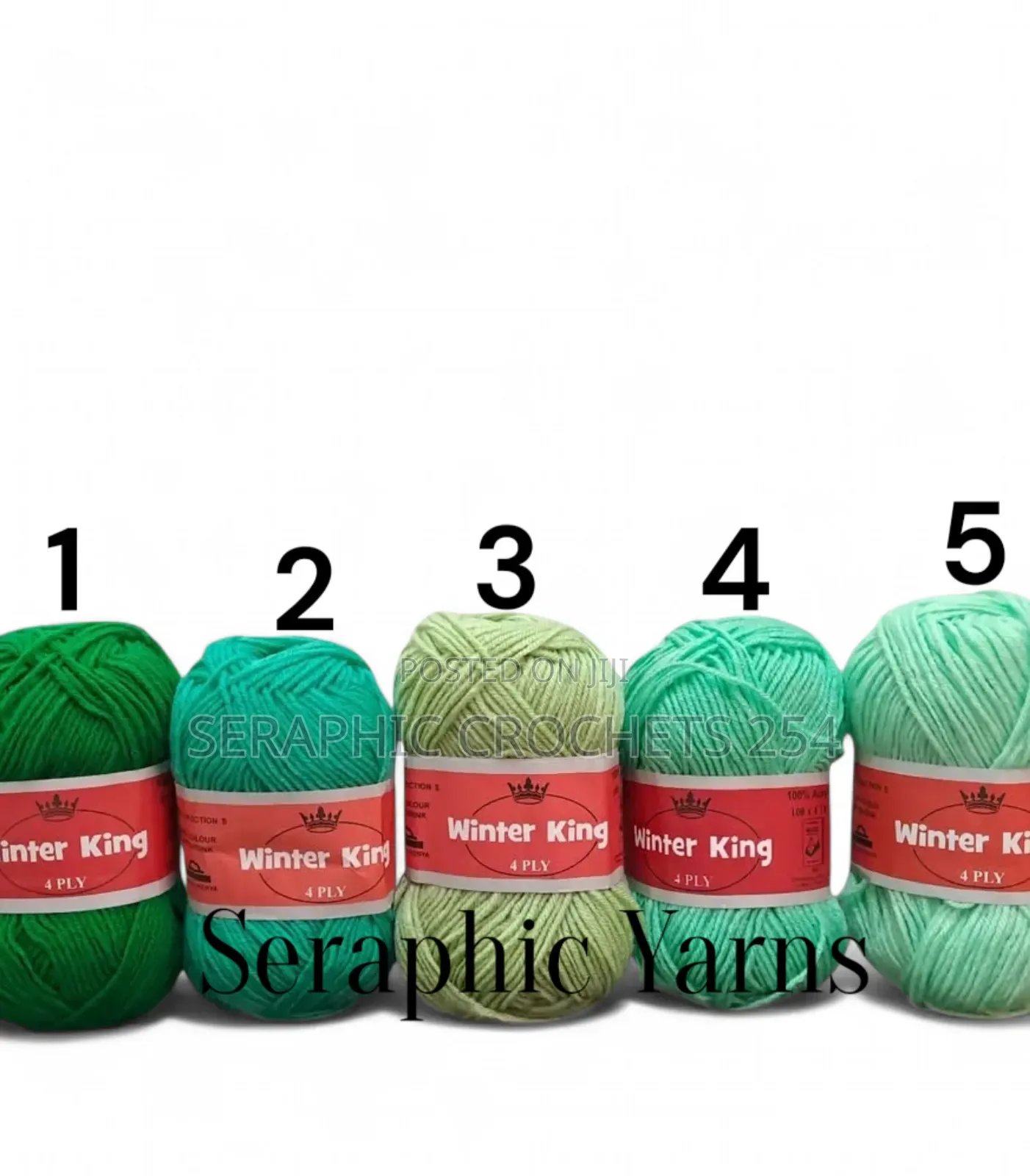 Winter King Yarn Medium Thin 4ply 10pcs 50grams Per Ball 100% Acrylic