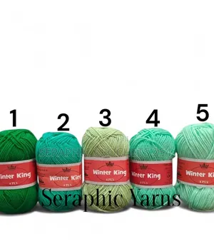 Winter King Yarn Medium Thin 4ply 10pcs 50grams Per Ball 100% Acrylic