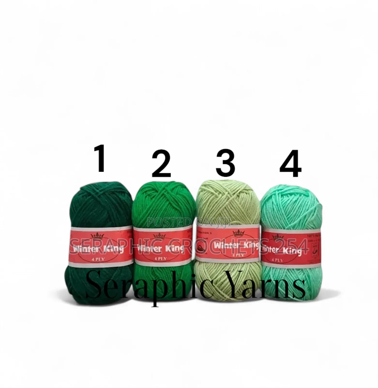 Winter King Yarn Medium Thin 4ply 10pcs 50grams Per Ball 100% Acrylic