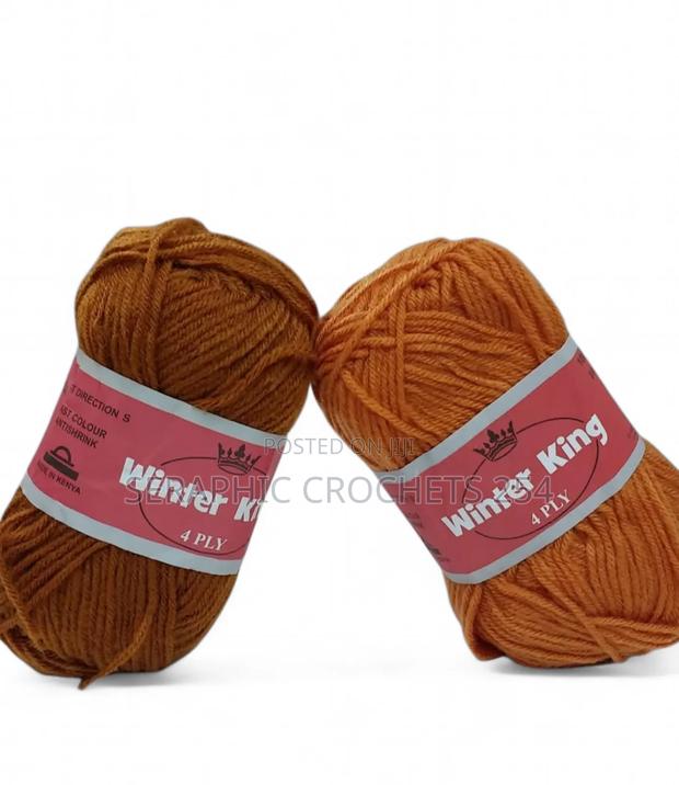 Winter King Yarn Medium Thin 4ply 10pcs 50grams Per Ball 100% Acrylic - thumbnail 14