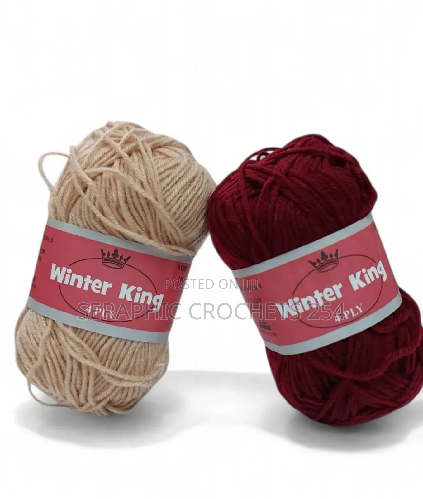 Winter King Yarn Medium Thin 4ply 10pcs 50grams Per Ball 100% Acrylic