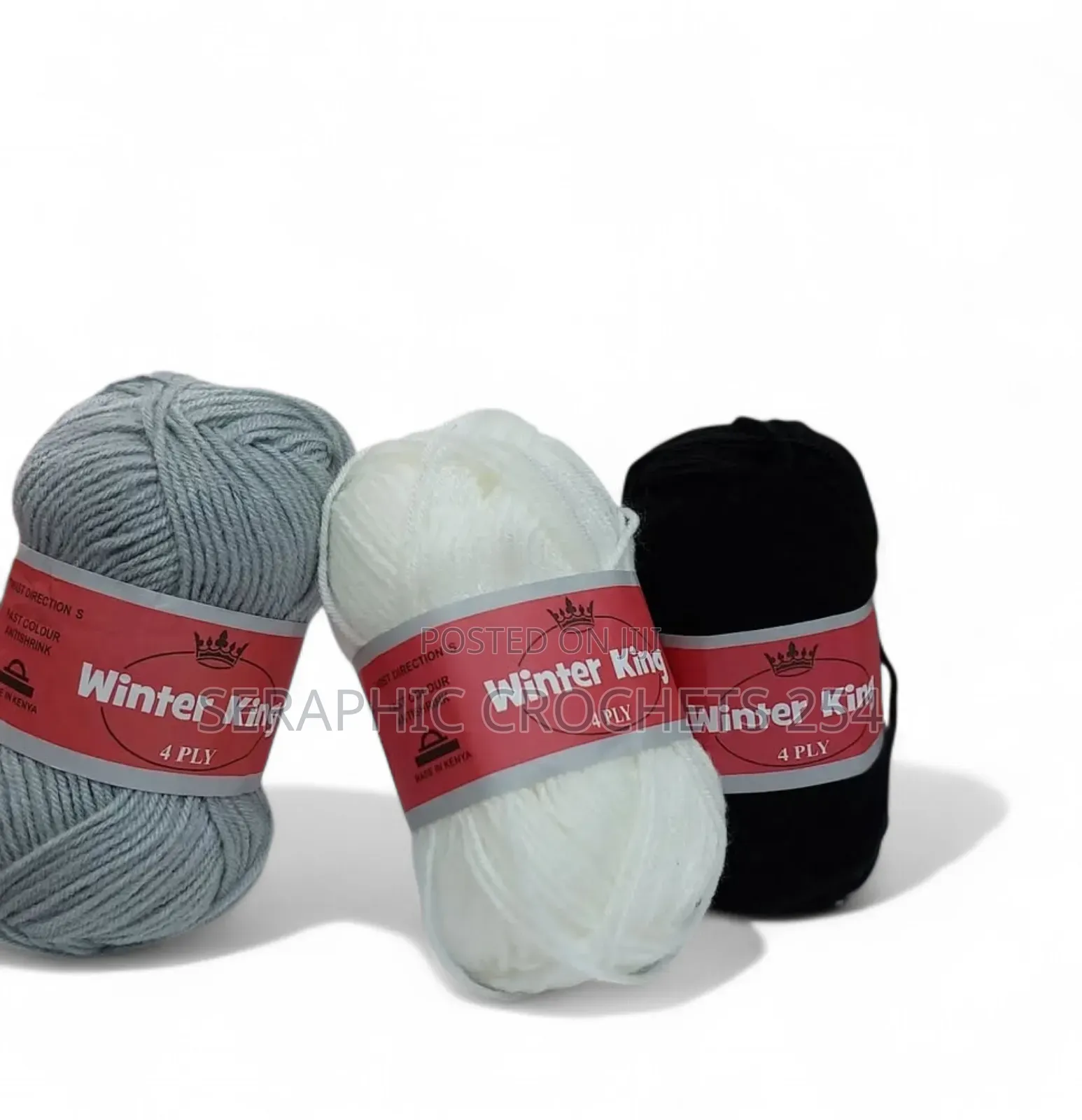 Winter King Yarn Medium Thin 4ply 10pcs 50grams Per Ball 100% Acrylic