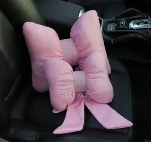 Luxury Bow Car Seat Cushion Set- {Pair}