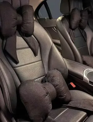Luxury Bow Car Seat Cushion Set- {Pair}
