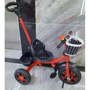 Baby Tricycle With Push Handle.