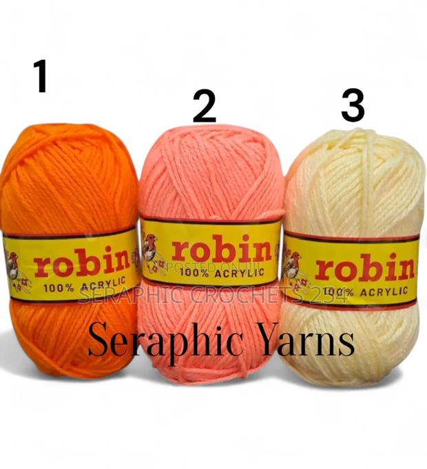 Robin Chunky Acrylic Yarn 5pcs 100g Per Ball