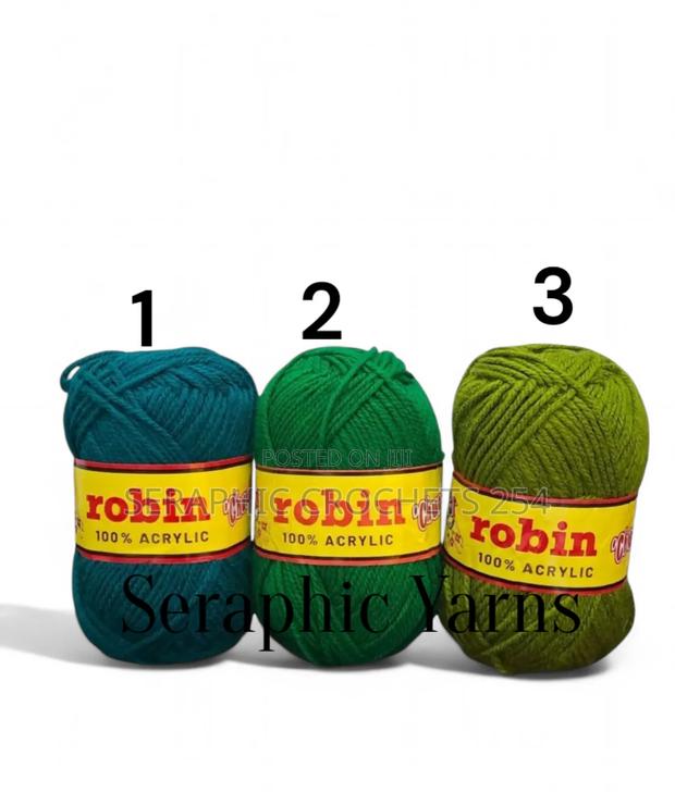 Robin Chunky Acrylic Yarn 5pcs 100g Per Ball - thumbnail 4