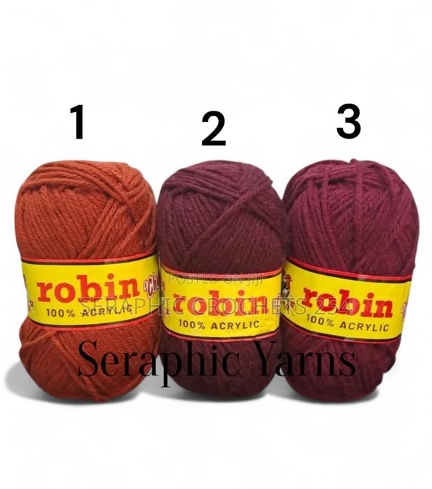 Robin Chunky Acrylic Yarn 5pcs 100g Per Ball - thumbnail 5