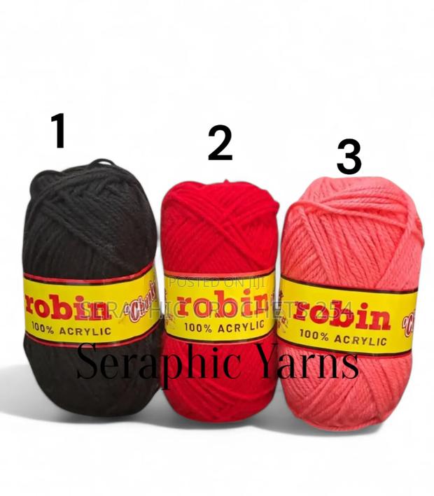 Robin Chunky Acrylic Yarn 5pcs 100g Per Ball - thumbnail 6