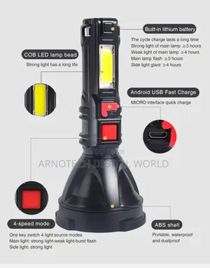 Ultra Bright Rechargeable Flashlight