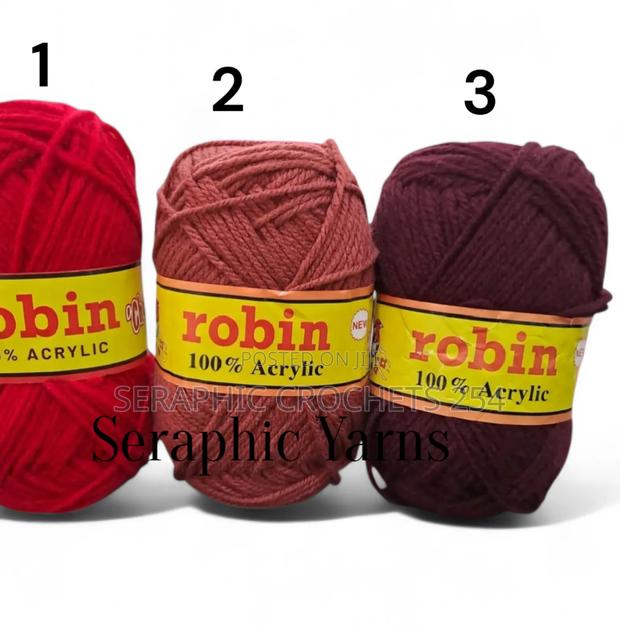 Robin Chunky Acrylic Yarn 5pcs 100g Per Ball - thumbnail 11