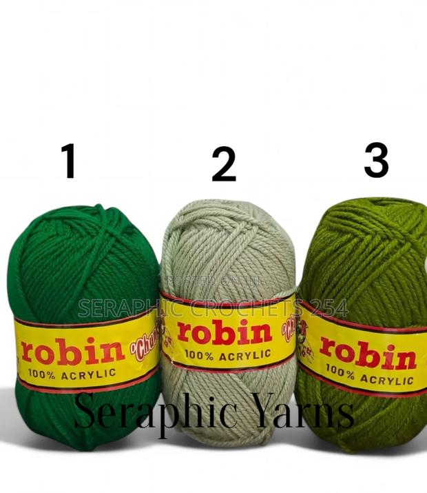 Robin Chunky Acrylic Yarn 5pcs 100g Per Ball - thumbnail 13