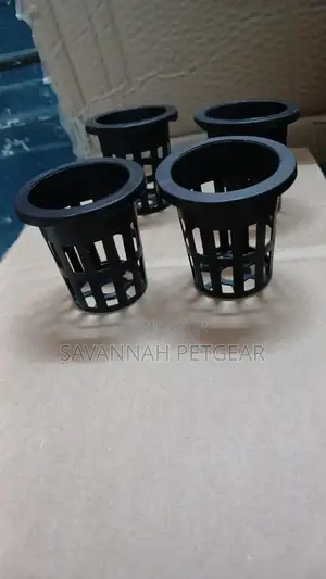 Black Hydroponic Net Pots Used for Soilless Cultivation