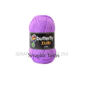 Butterfly Zuri Thin Acrylic Yarn 10pcs 50grams Per Ball