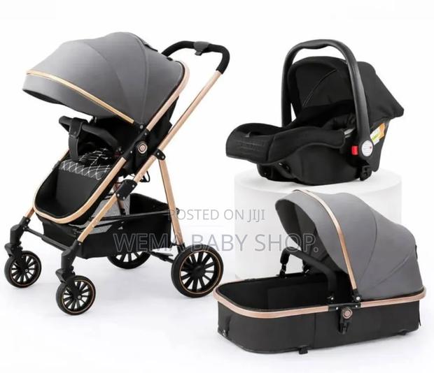 Baby Stroller 3 In 1, High Landscape Travel Pram
