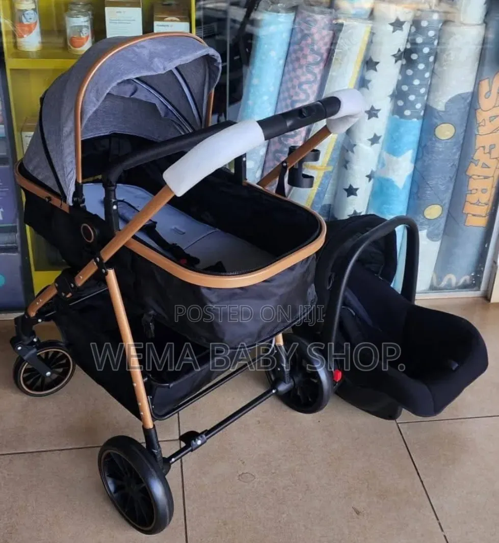 Baby Stroller 3 In 1, High Landscape Travel Pram