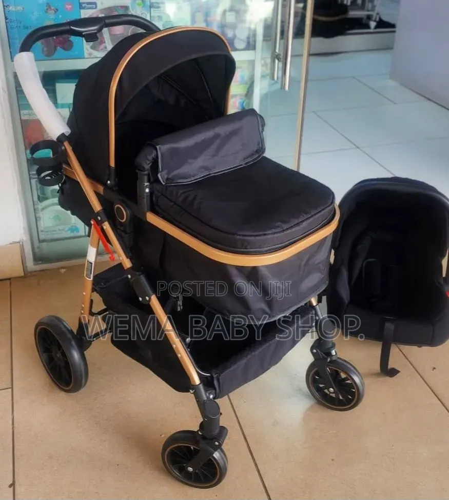 Baby Stroller 3 In 1, High Landscape Travel Pram