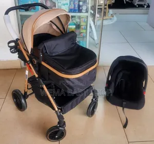 Baby Stroller 3 In 1, High Landscape Travel Pram