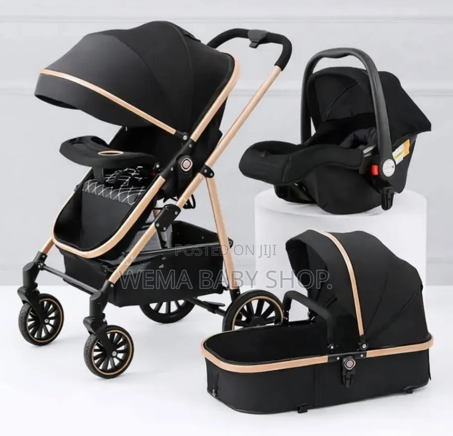 Baby Stroller 3 In 1, High Landscape Travel Pram