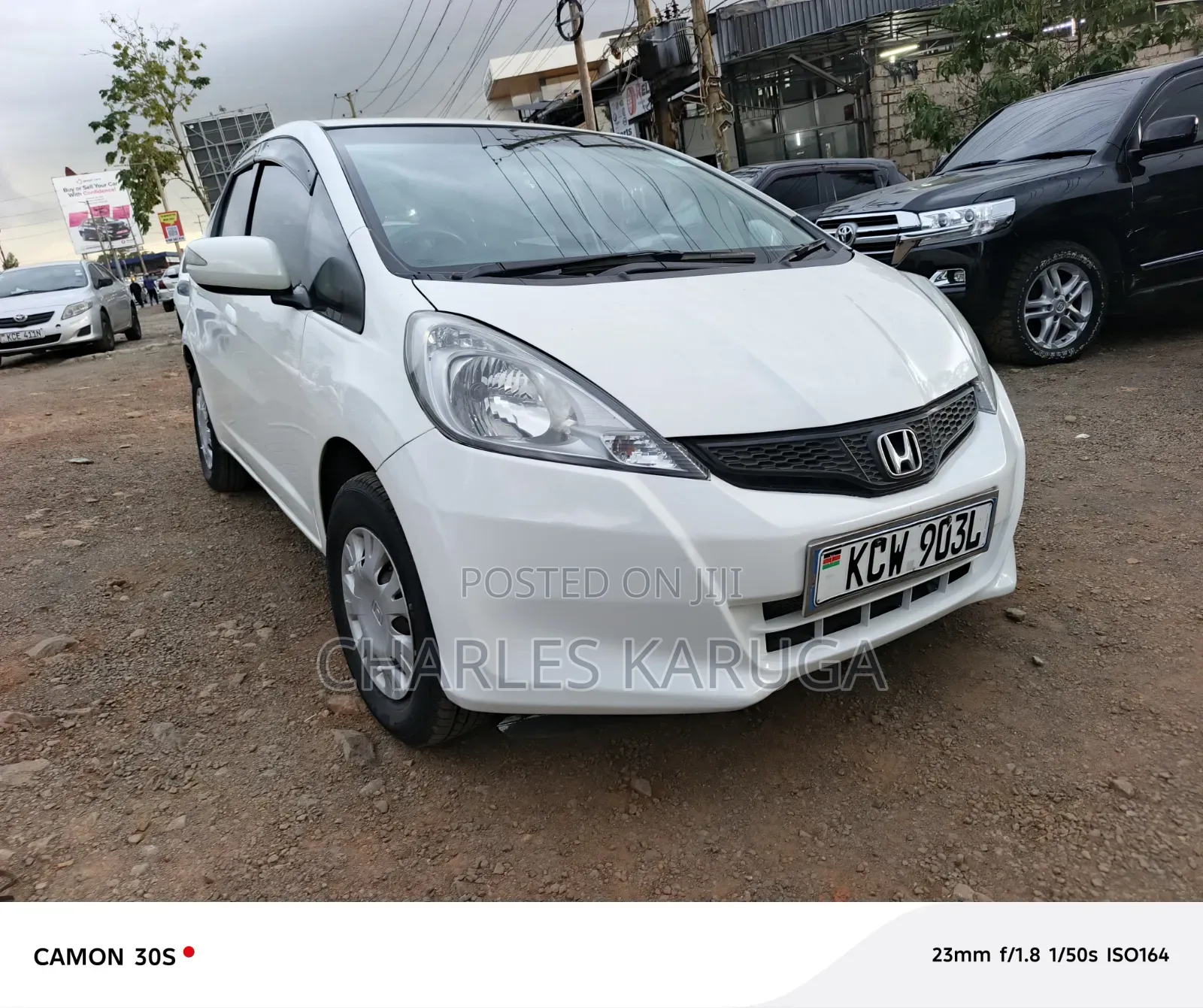 Honda Fit Automatic 2012 White