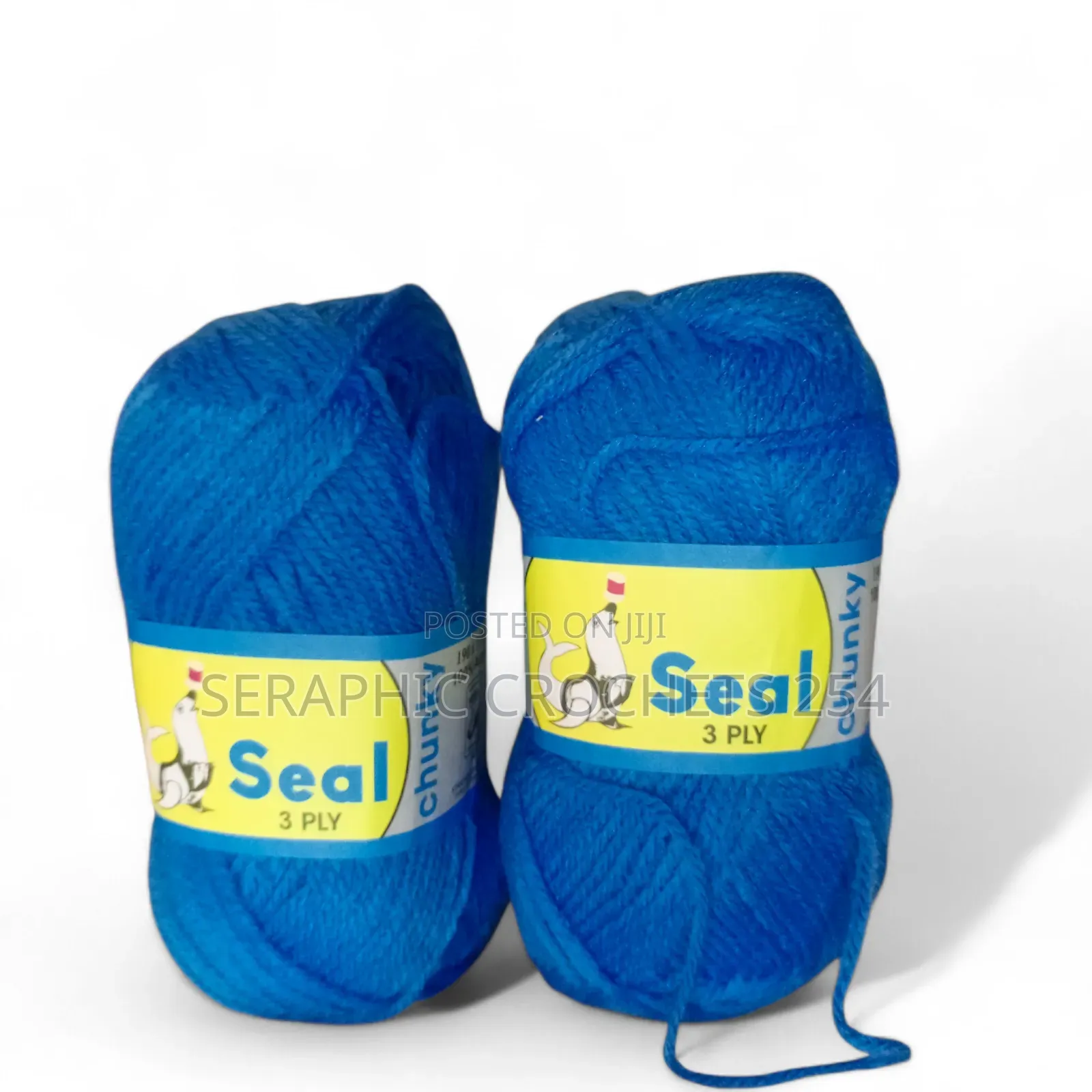Seal Chunky 3ply Acrylic Yarn 5pcs 100g Per Ball