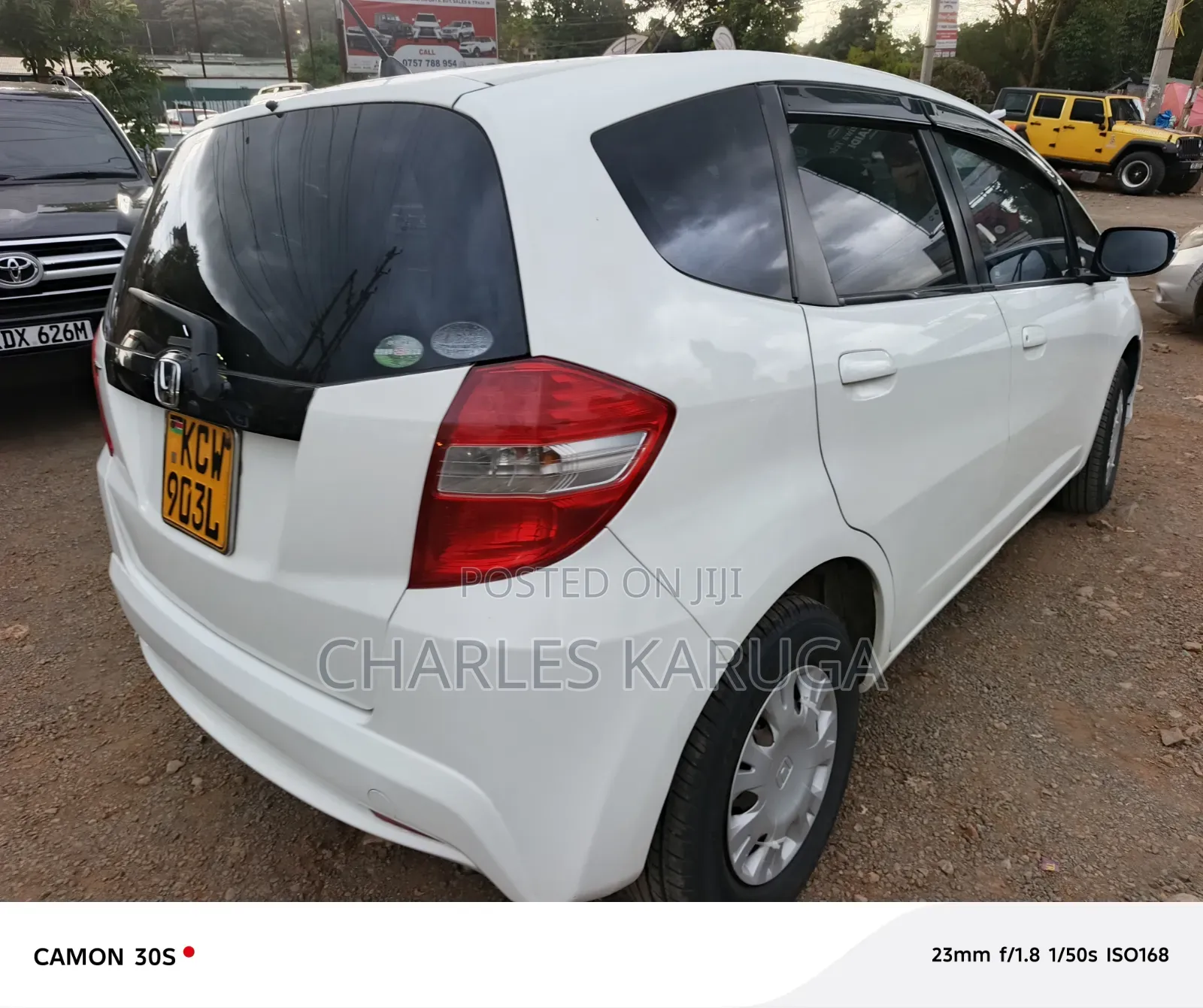 Honda Fit Automatic 2012 White