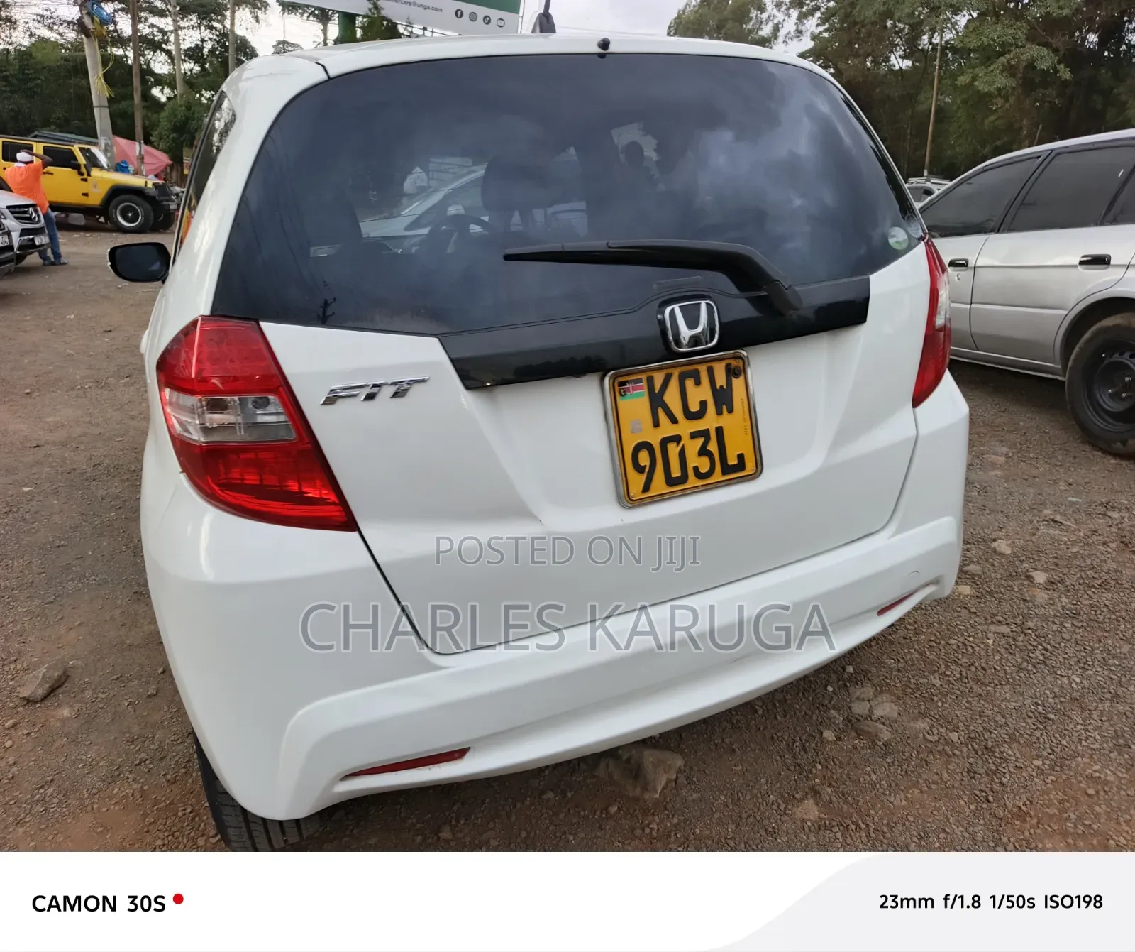 Honda Fit Automatic 2012 White