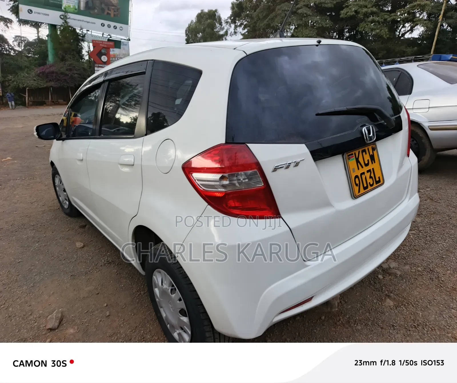 Honda Fit Automatic 2012 White