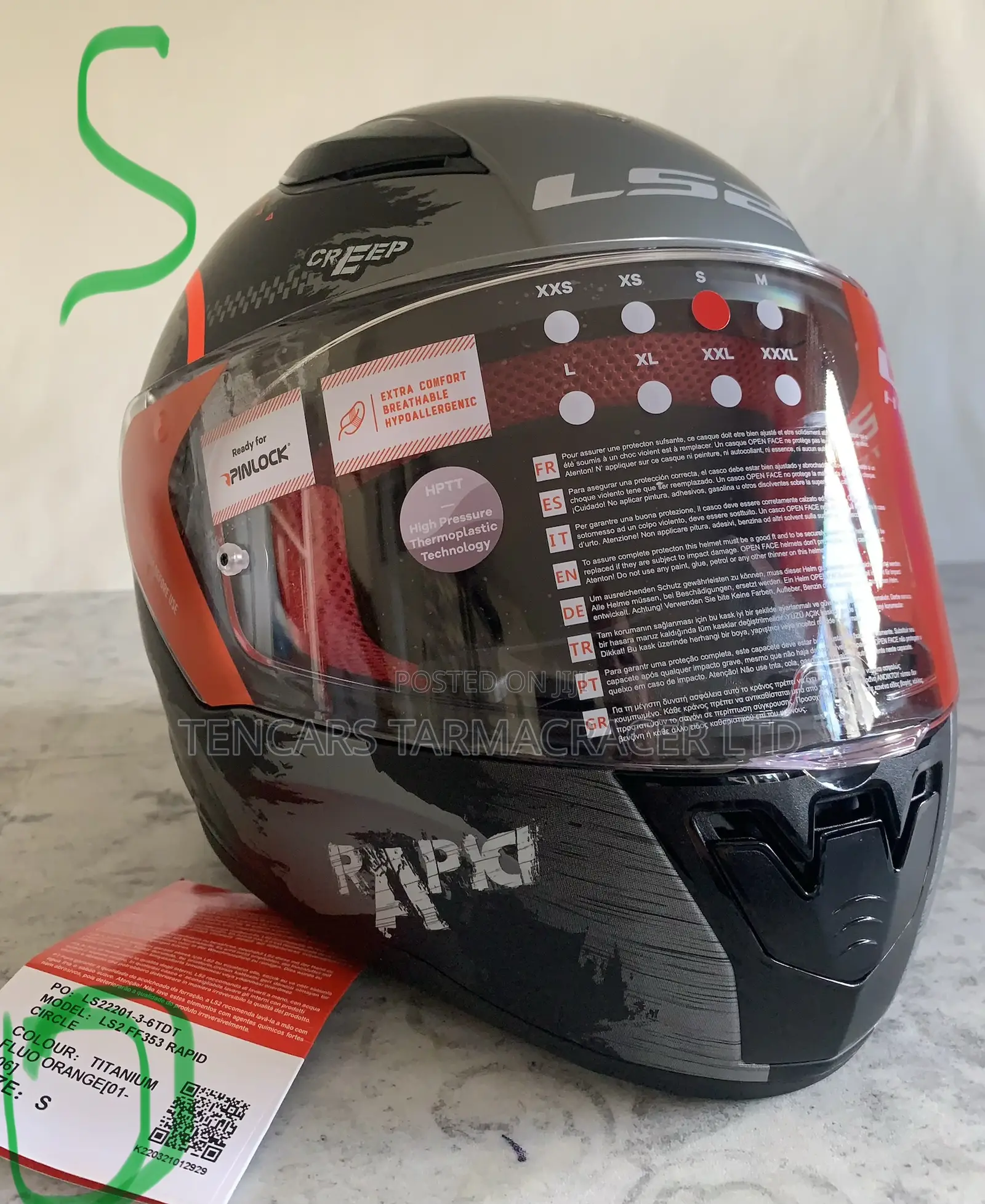 Motorcycle FF Helmets Ls2 Rapid Size: New