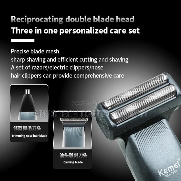 3-in-1 Cordless Grooming Kit For Men - thumbnail 3