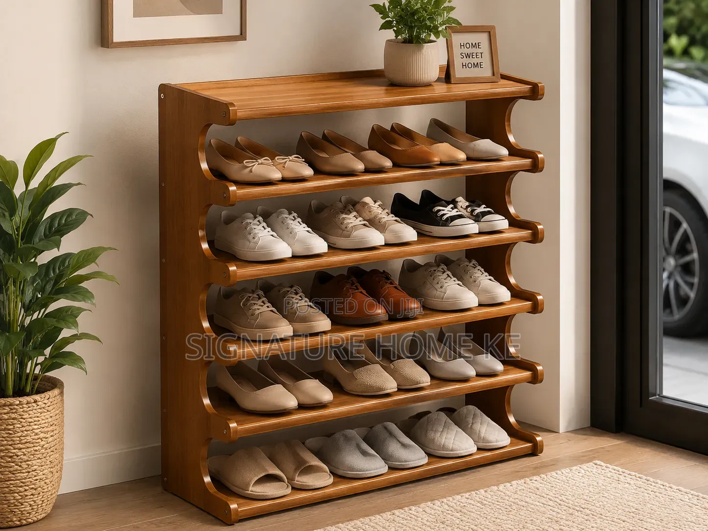 6 Layer Bamboo Shoe Rack