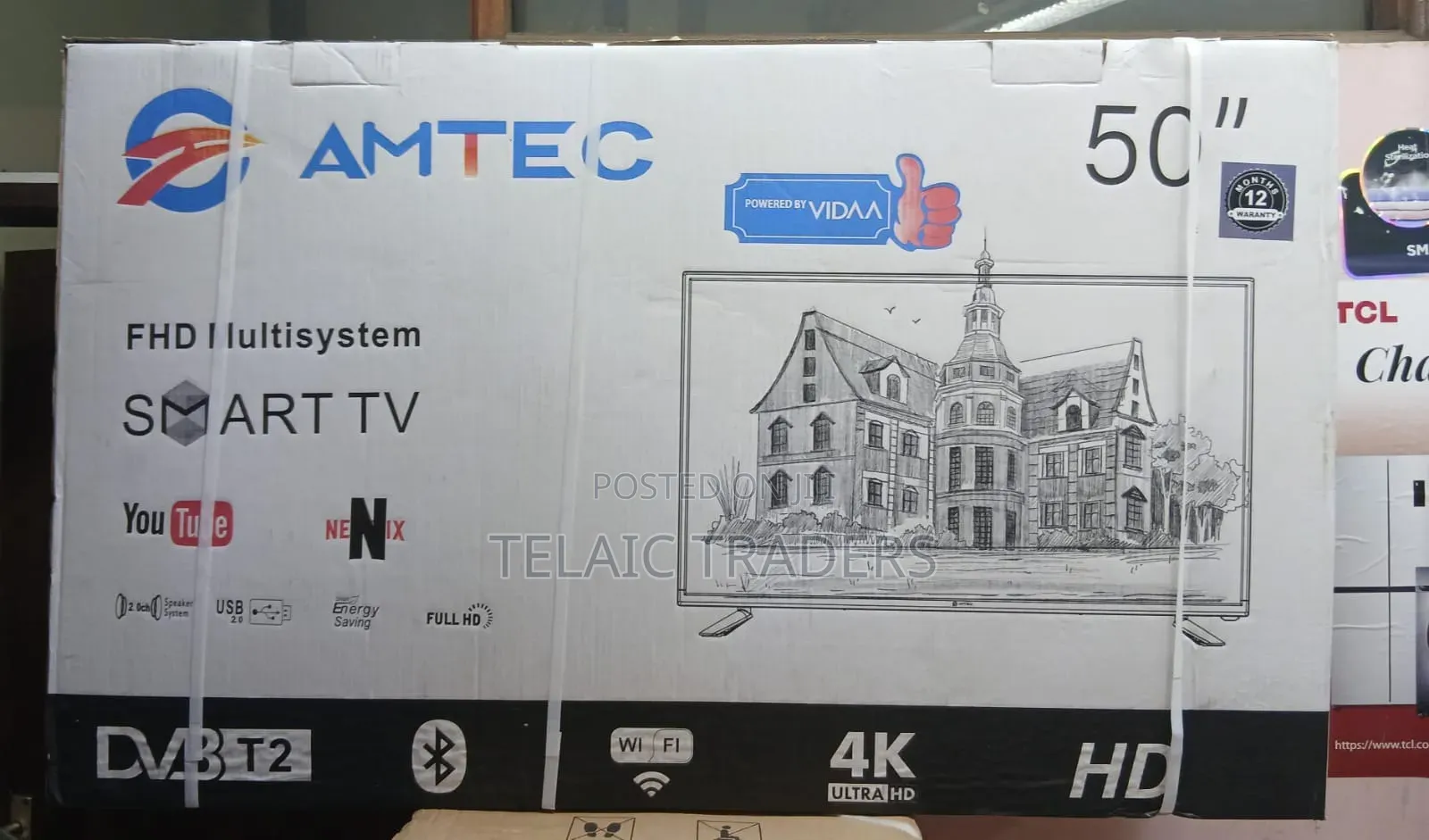 Amtec 50 Inches Smart Android Tv