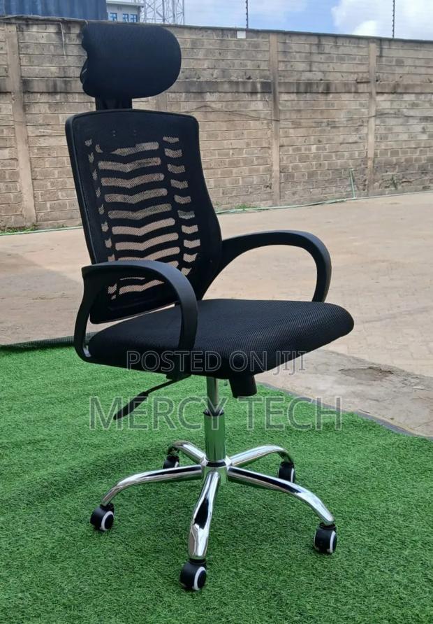 Secretarial Office Chair With Headrest