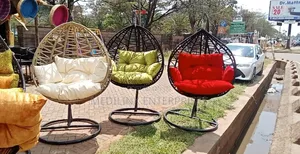 Metallic Handwoven Hammock Outdoor Swing