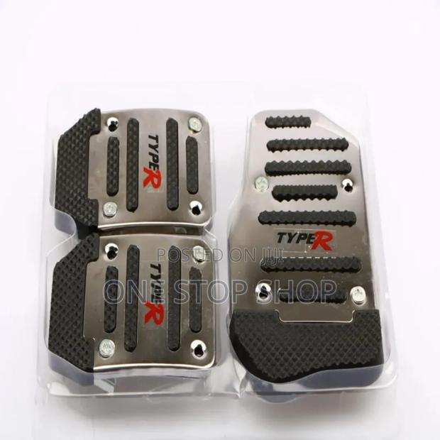 Manual Car Sporty Look Pedal Covers Improve Grip Reduce Foot Fatigue