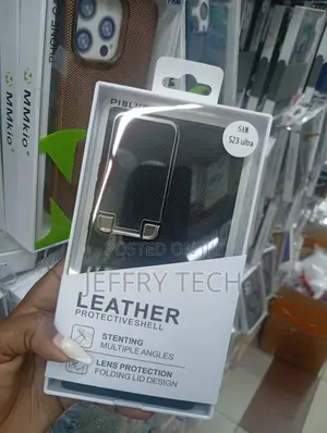 Lxury Leather Case for Thin Case With Flip Samsung Galaxy S23 Ultra