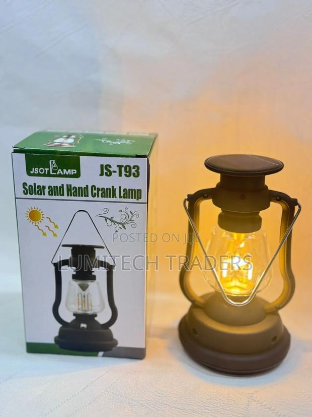 Solar and Hand-Crank Lantern Lamp