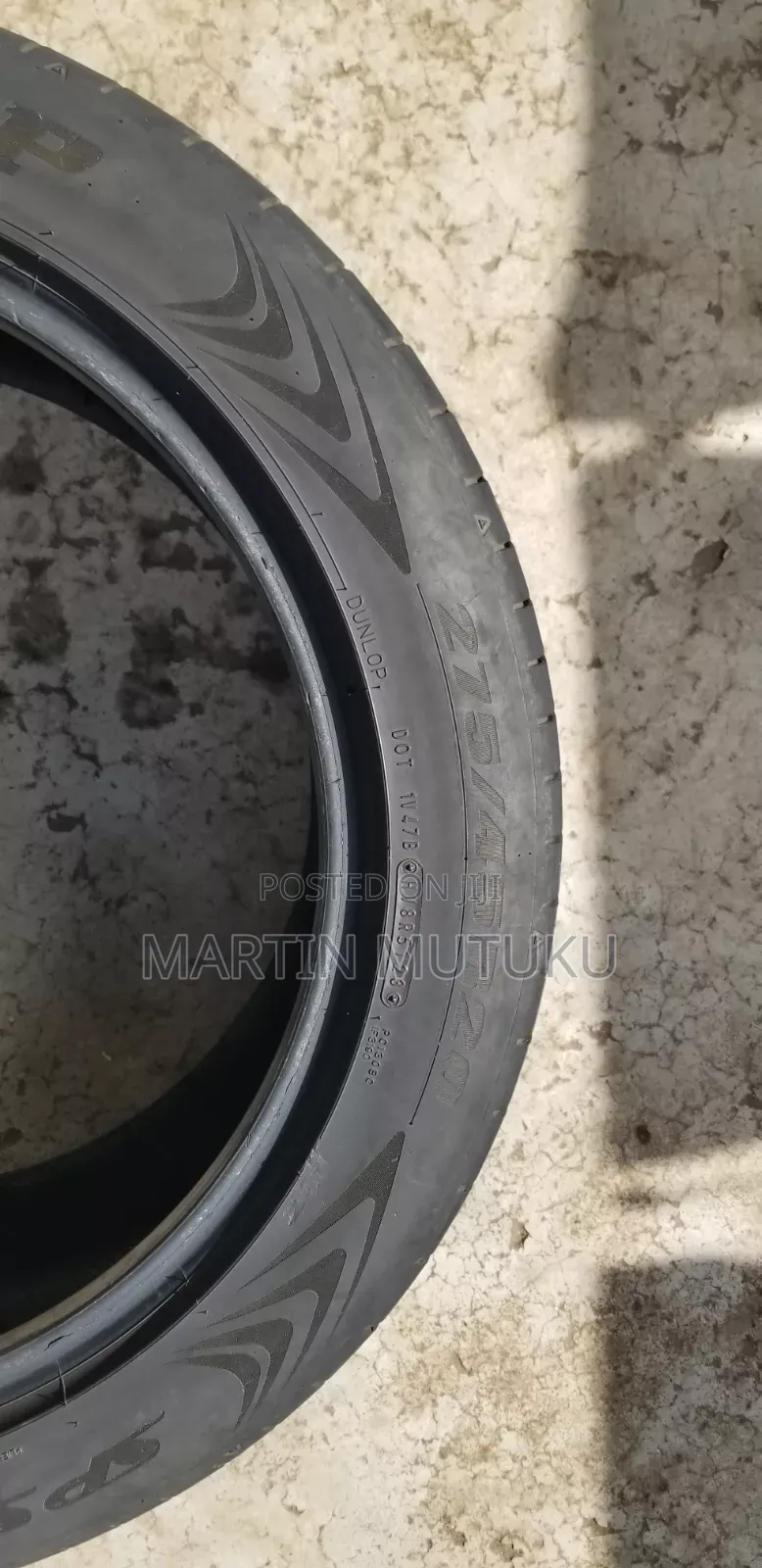 275/45 R 20 Dunlop Sportmaxx Tyre