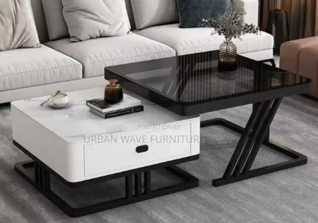 Rectangular Shape Office Coffee  Table Set