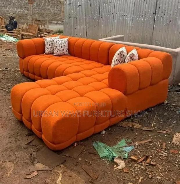 Bubble Spring Cushion L. Shaped Sofas - main view