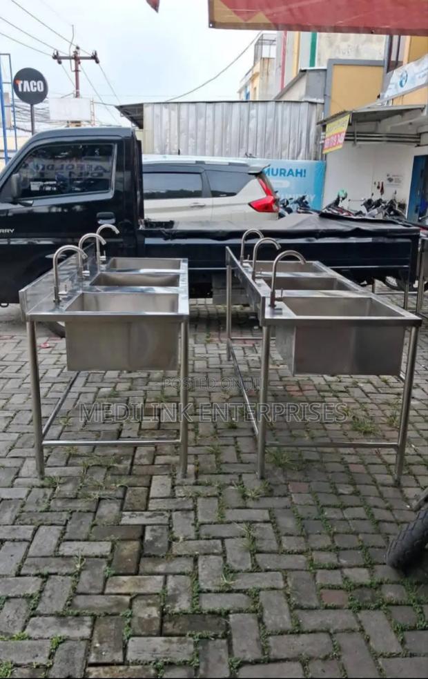 Ss 304 Stainless Steel Commercial Kitchen Washing Sinks