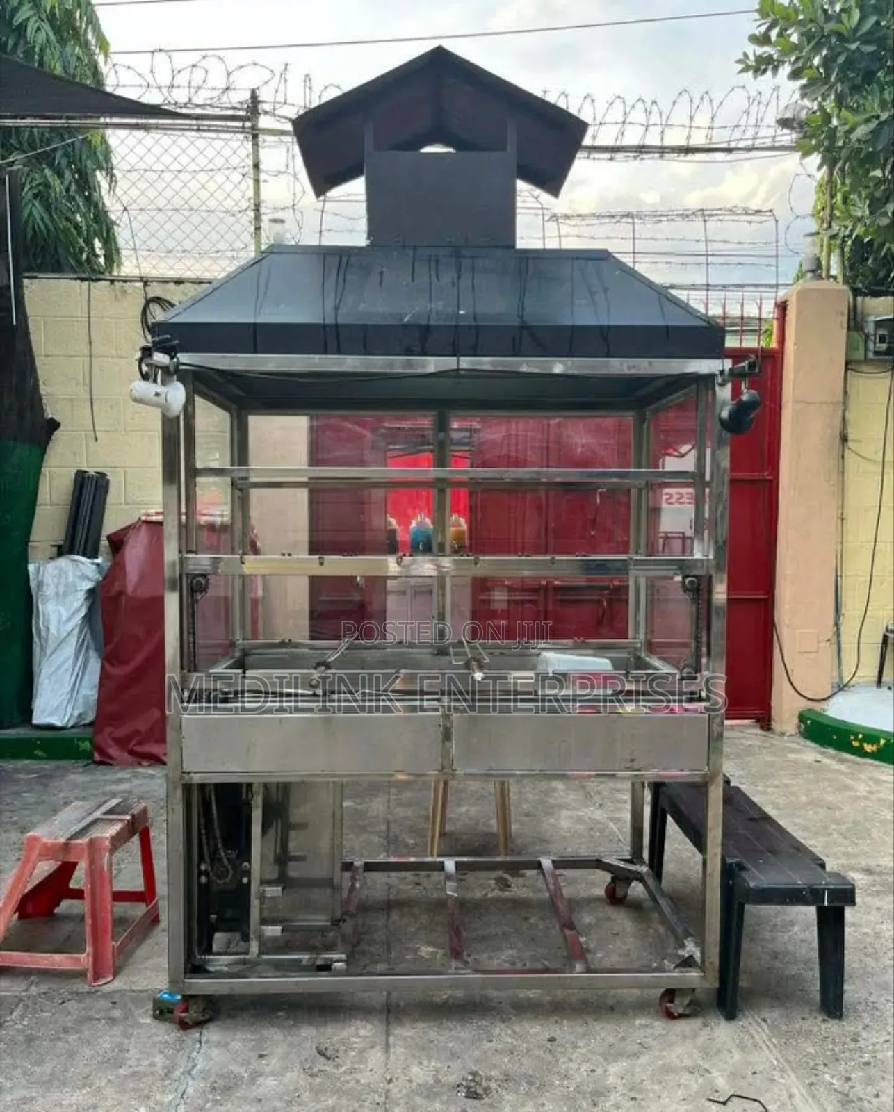 Stainless Commercial Outdoor Preparation Area