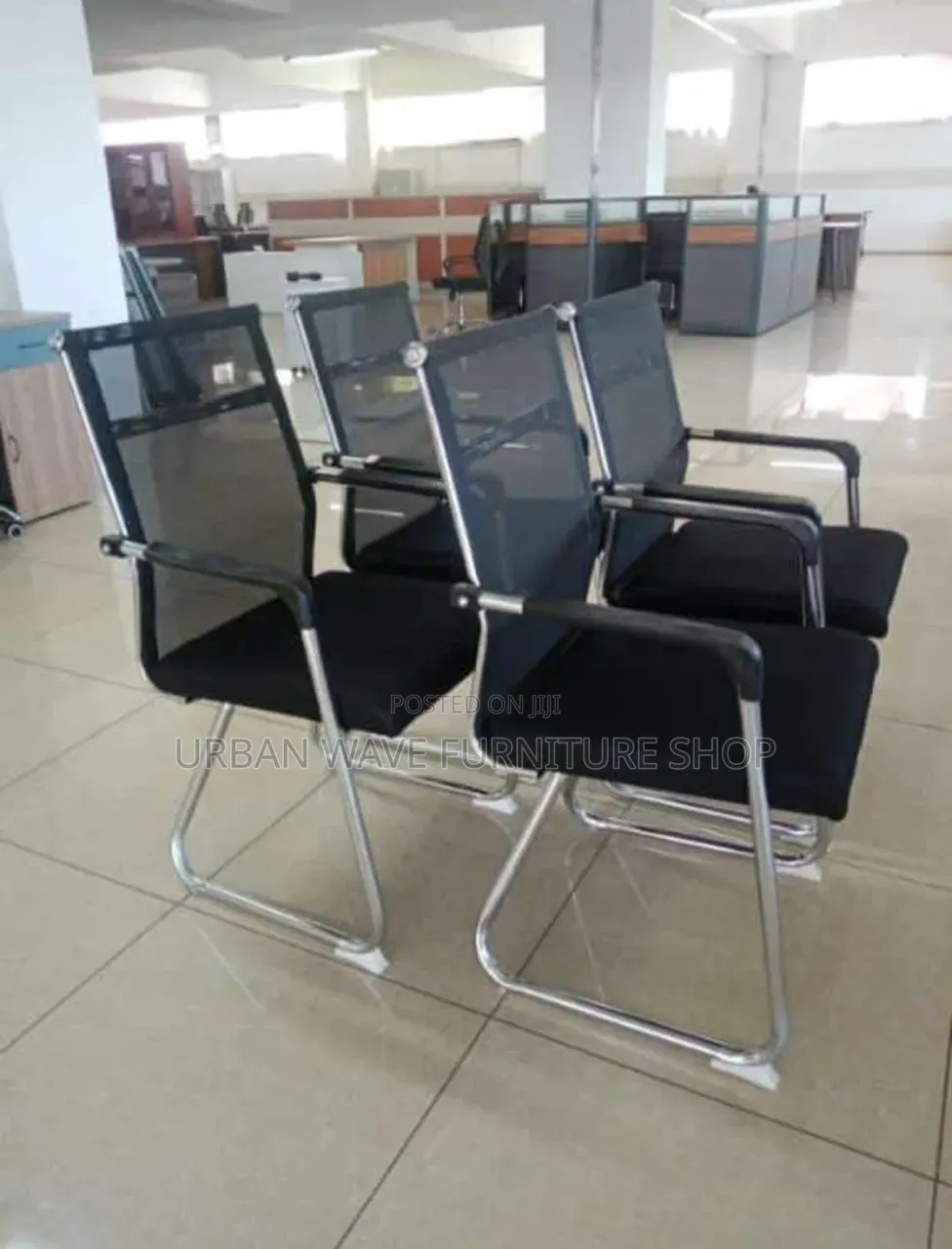 Office Waiting Chair With Stable Stand