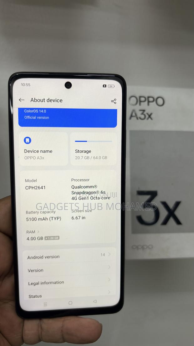 Oppo A3x 64 GB Purple - thumbnail 2