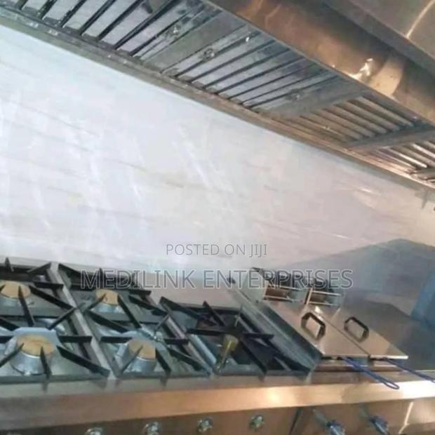 Combined Stainless Steel Commercial Kitchen Set Up