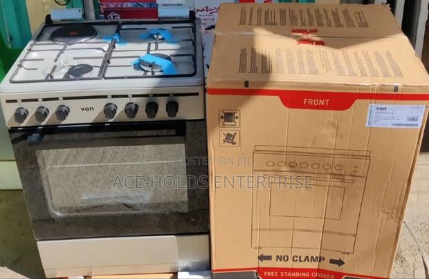 Von Vcf653151fsy Free Standing Cooker – 3 Gas + 1 E Burners Gas Sensor - main view